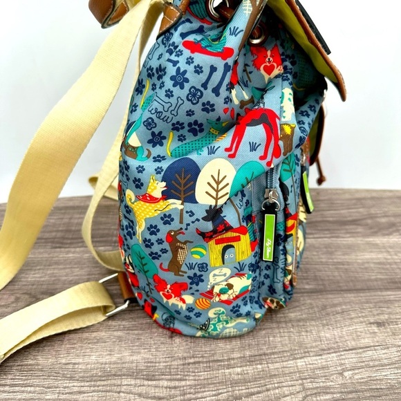 LILY BLOOM colorful unisex nature pet small whimsical lightweight fun backpack - Picture 8 of 15